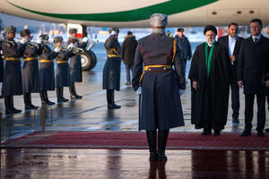 استقبال رسمی از رئیسی در فرودگاه مسکو