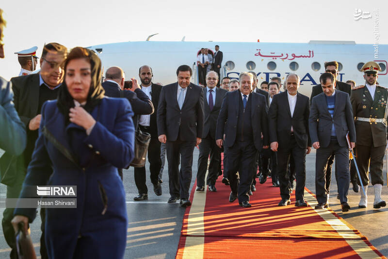 عکس / ورود نخست وزیر سوریه به تهران 4