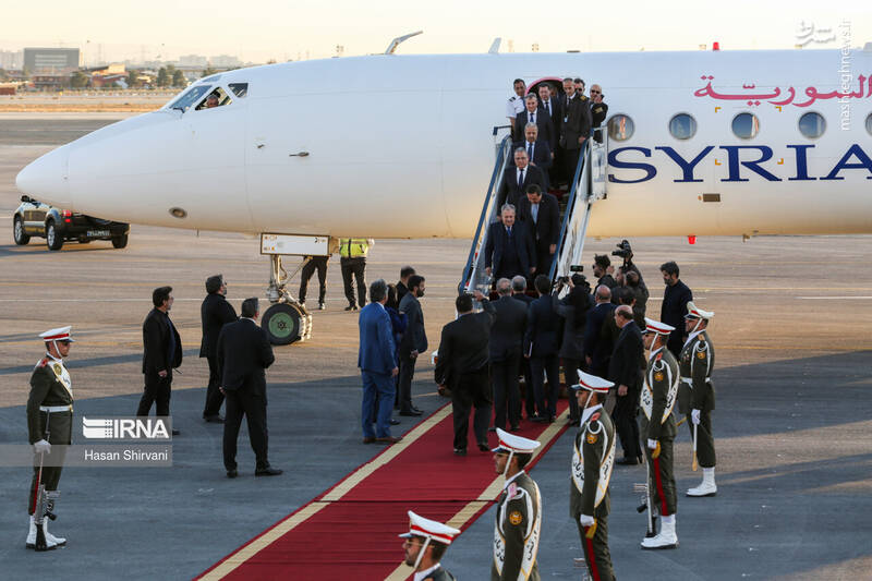 عکس / ورود نخست وزیر سوریه به تهران 3