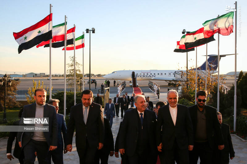 عکس / ورود نخست وزیر سوریه به تهران 6