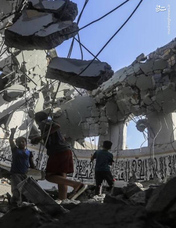 اسرائیل بزرگترین مسجد قدیمی غزه را نابود کرد