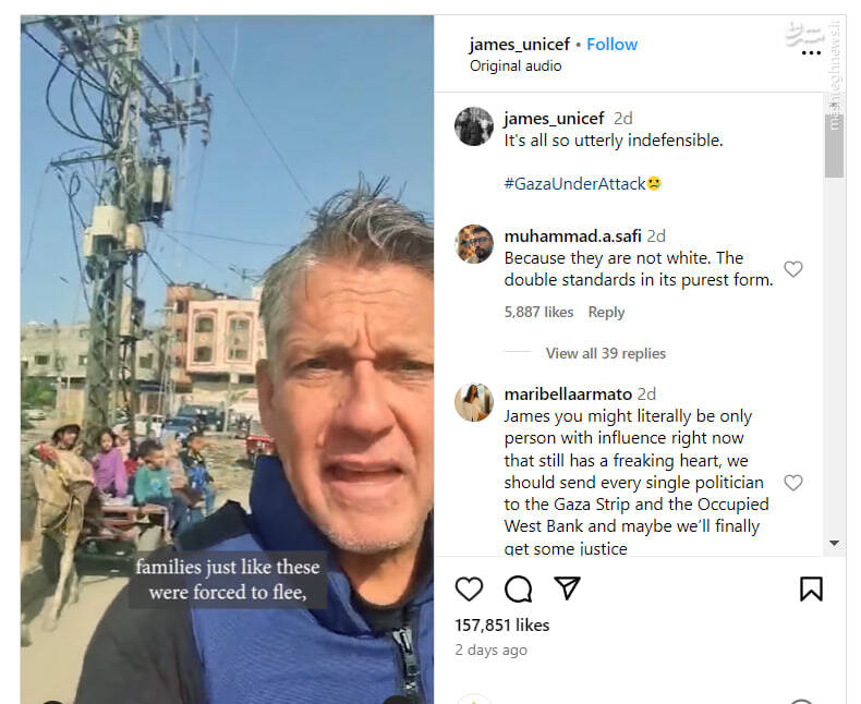 سخنگوی یونیسف: دنیا چشمانش را بر مردم غزه بسته است!