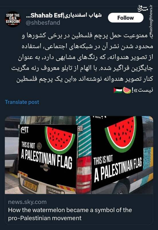 ترفندی برای بالا بردن پرچم فلسطین در برخی کشورها