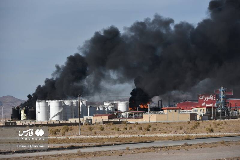 دومین روز آتش سوزی