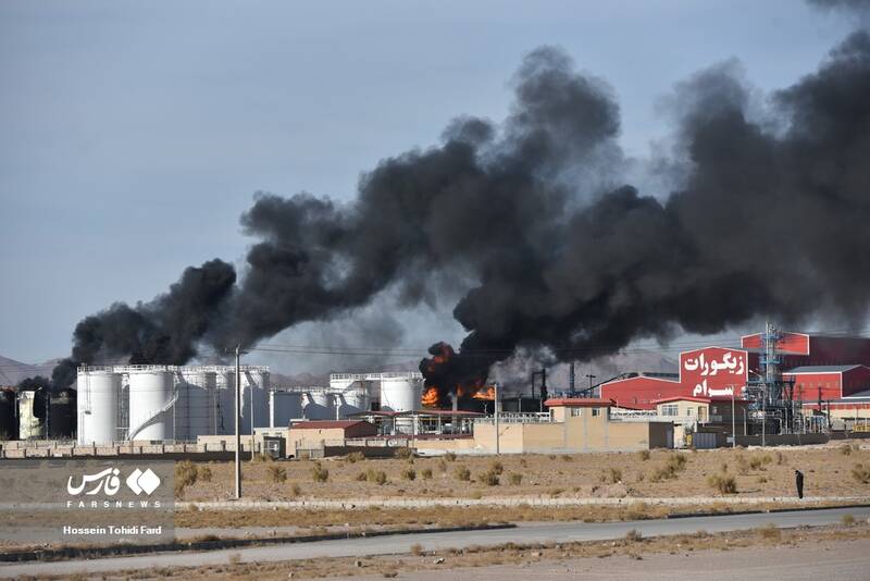 دومین روز آتش سوزی