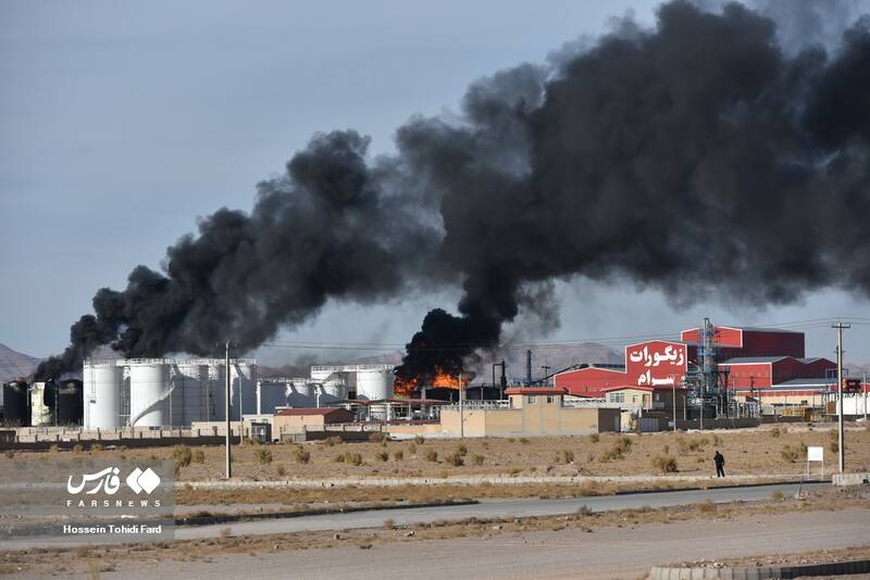 دومین روز آتش سوزی