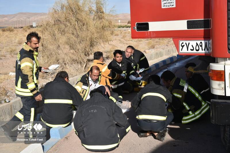 دومین روز آتش سوزی