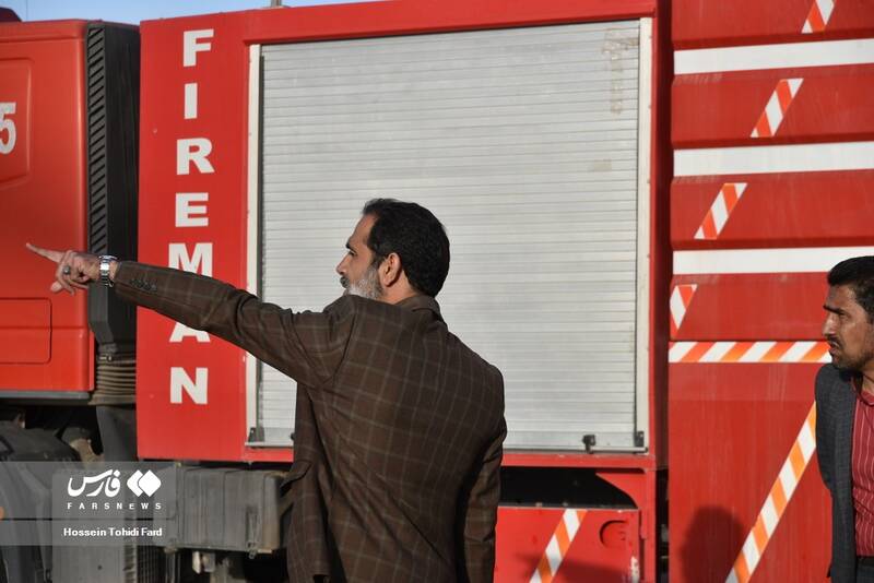 دومین روز آتش سوزی