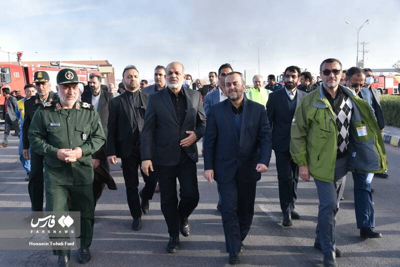 دومین روز آتش سوزی