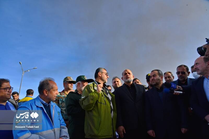 دومین روز آتش سوزی