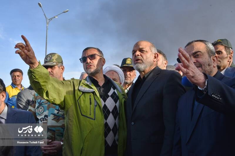 دومین روز آتش سوزی