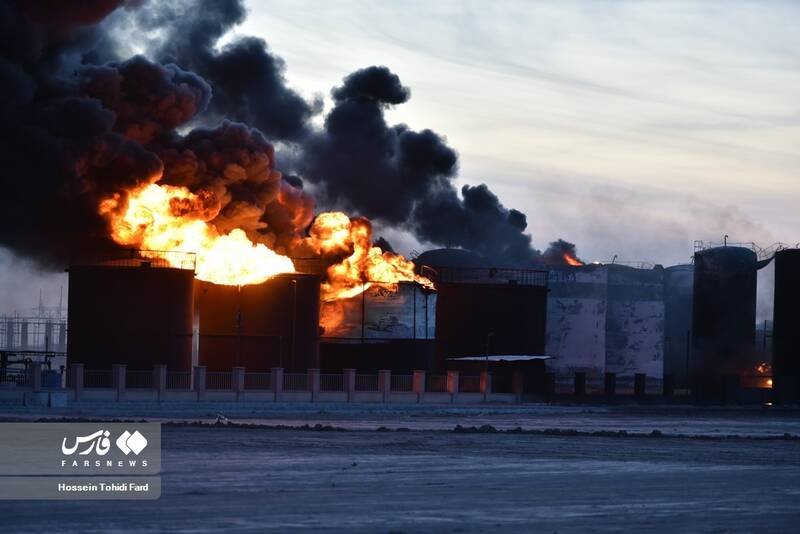 دومین روز آتش سوزی