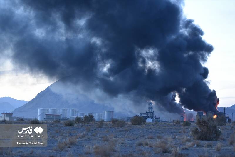 دومین روز آتش سوزی