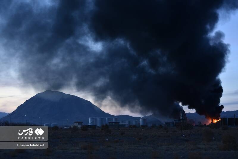 دومین روز آتش سوزی