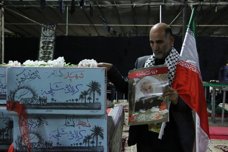 آیین وداع با شهدای گمنام در تهران +عکس و فیلم