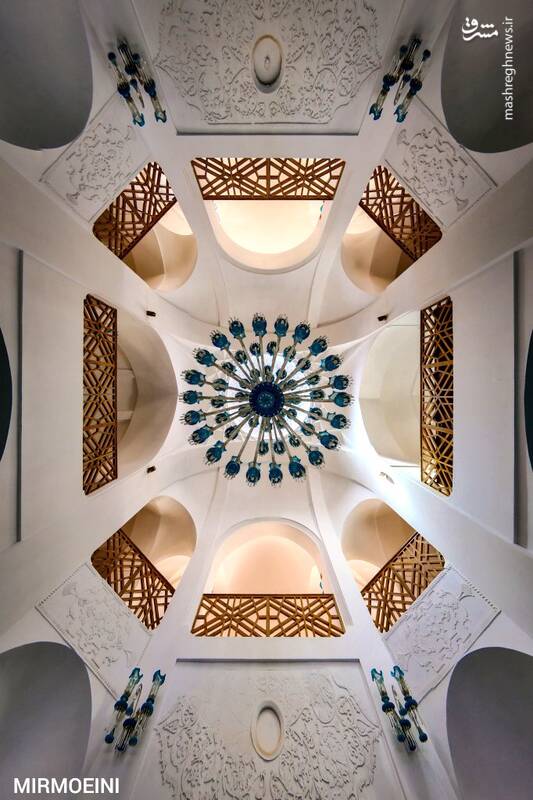 تصویری از معماری باشکوه خانه رفسنجان در کرمان