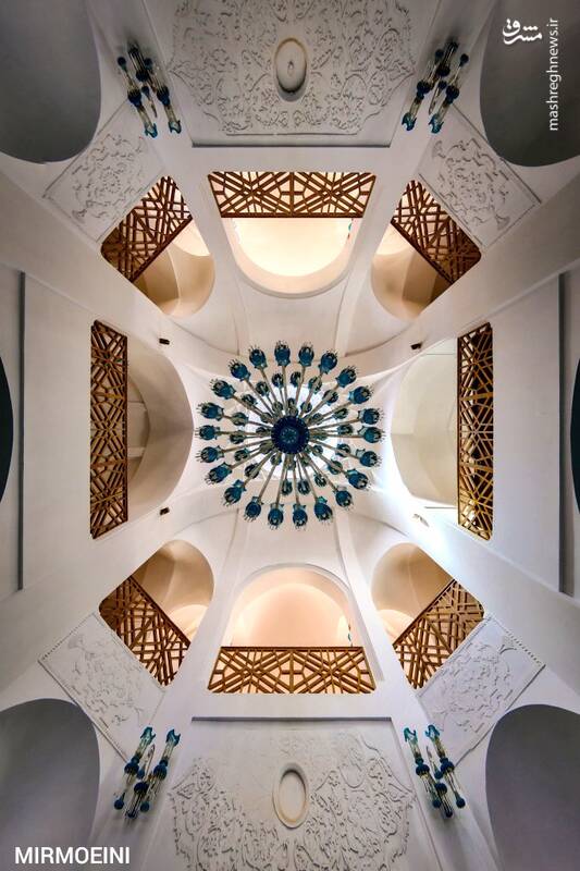تصویری از معماری باشکوه خانه رفسنجان در کرمان 2