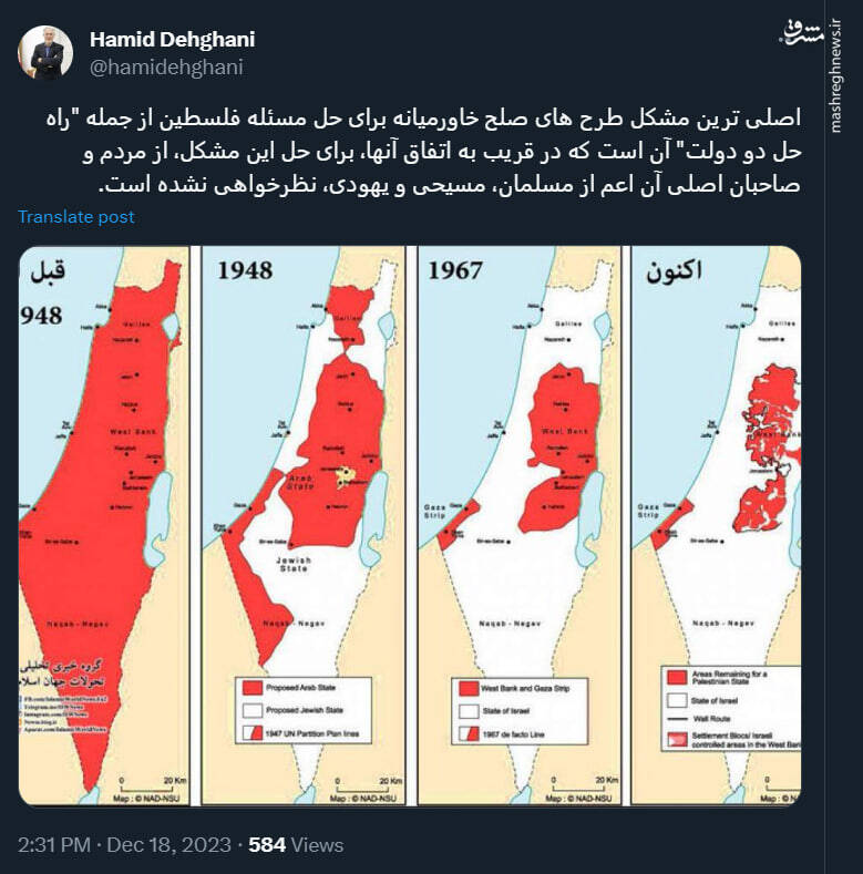مشکل اصلی طرحهای صلح برای حل مسئله فلسطین چیست؟