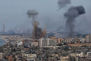 حملات هوایی بی‌وقفه اسرائیل به غزه