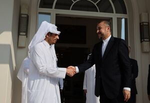 دیدار وزرای امور خارجه ایران و قطر در دوحه