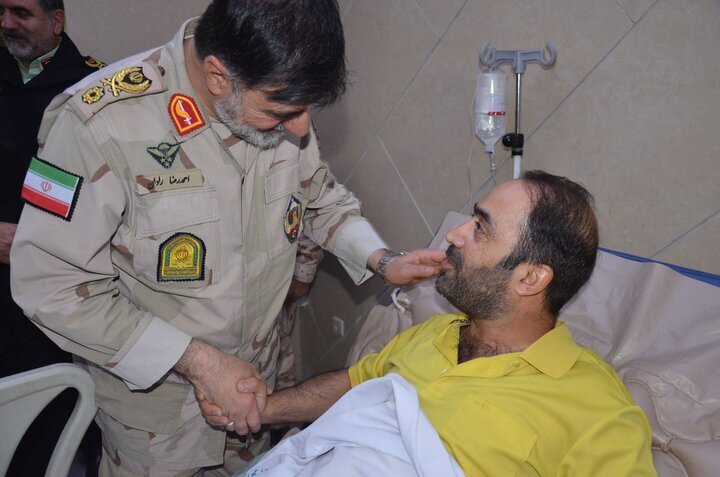 تصویری جدید از مجروحان حادثه تروریستی راسک