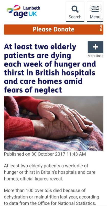  تلاش برای کشتار سالمندان در بریتانیا