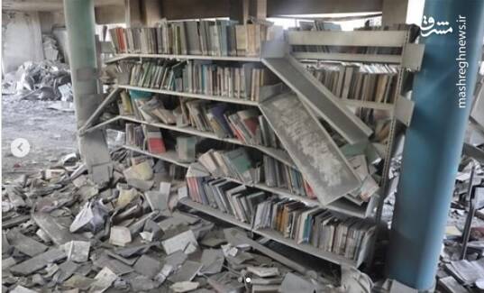 صهیونیسم به کتابخانه‌ها هم رحم نمی‌کند