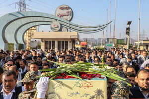 تشییع و خاکسپاری پیکر مطهر شهید گمنام در خوزستان