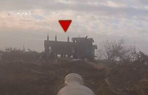 انهدام یک ساختمان با ۱۰ سرباز اسرائیلی توسط نیروهای قسام