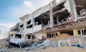 بمباران تنها بیمارستان در بیت حانون