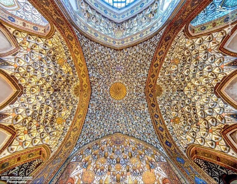 گچبریهای زیبا و نفیس تالار اشرف در اصفهان 2