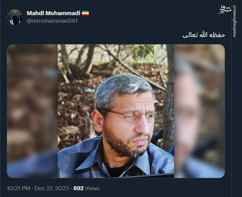 تصویری که صهیونیستها از محمد ضیف منتشر کردند