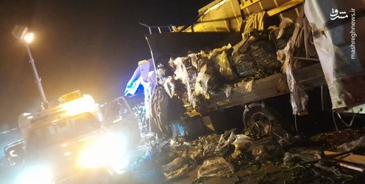 تصادف مرگبار 3خودرو در اتوبان قم _کاشان + عکس 4