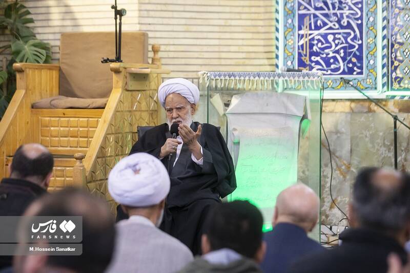 عکس / سخنرانی محمد باقر قالیباف در مسجدابوذر 6