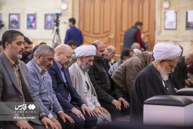 عکس / سخنرانی محمد باقر قالیباف در مسجدابوذر 10