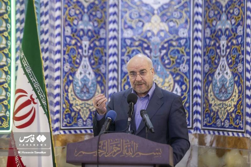 عکس / سخنرانی محمد باقر قالیباف در مسجدابوذر 16