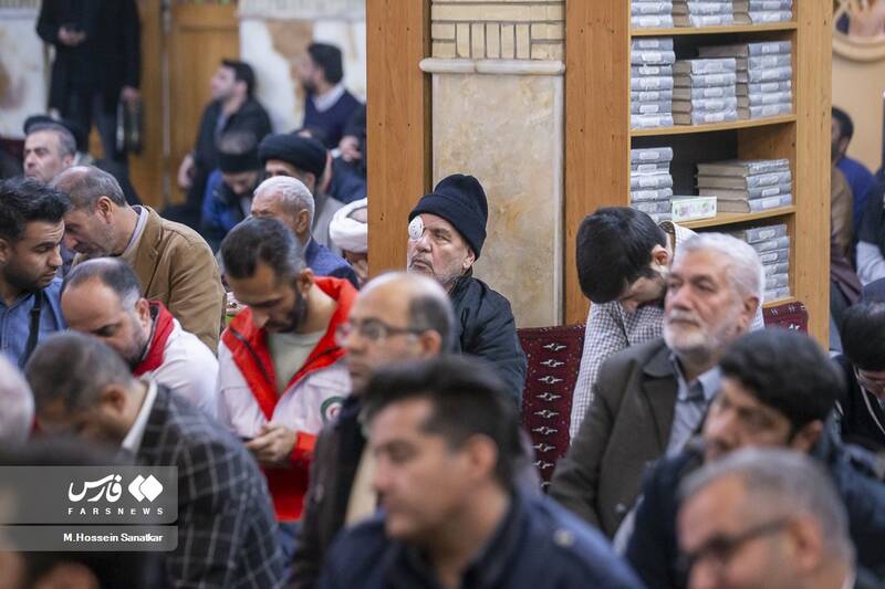 عکس / سخنرانی محمد باقر قالیباف در مسجدابوذر 22
