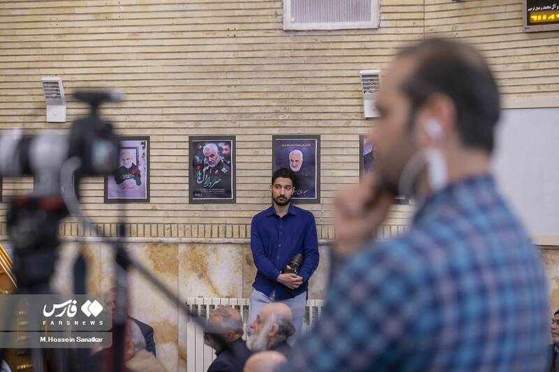 عکس / سخنرانی محمد باقر قالیباف در مسجدابوذر 25