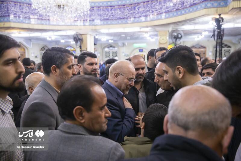 عکس / سخنرانی محمد باقر قالیباف در مسجدابوذر 29