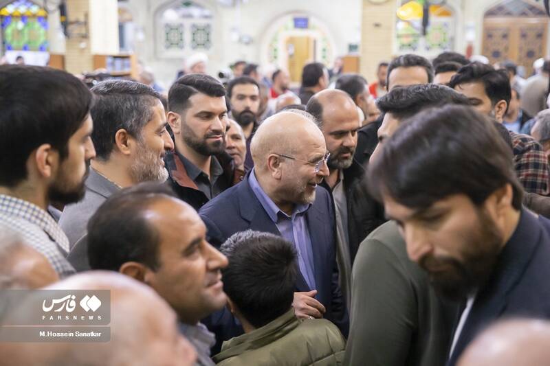 عکس / سخنرانی محمد باقر قالیباف در مسجدابوذر 30