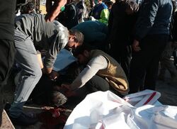 تصاویر شهدای فراجا در حادثه تروریستی کرمان