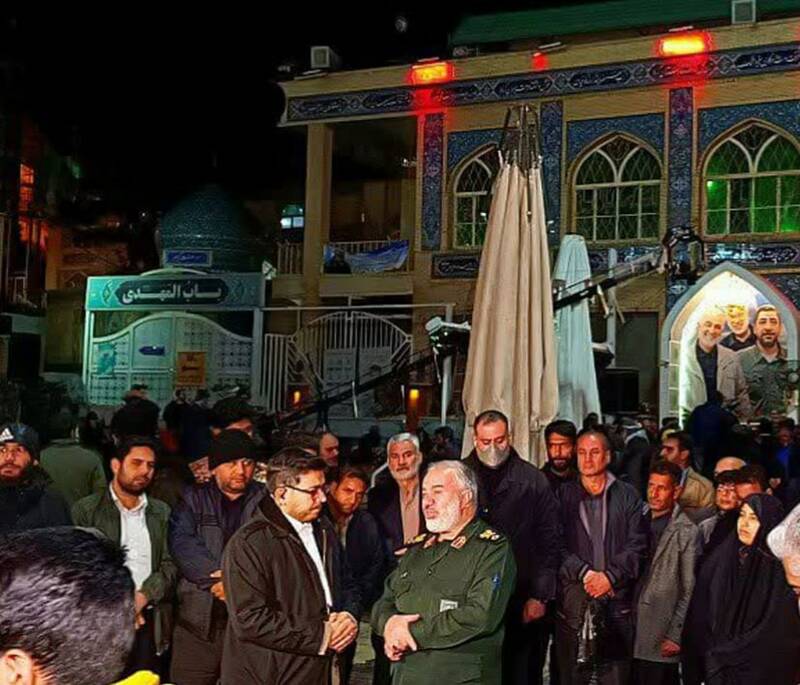 حضور جانشین کل سپاه در گلزار شهدای کرمان +عکس