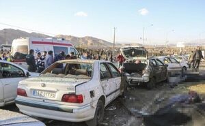 تصاویری غم‌انگیز از انفجار تروریستی در گلزار شهدای کرمان