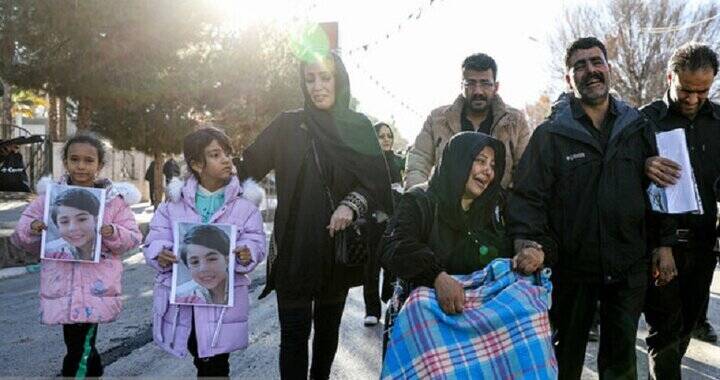 آیین تشییع شهدای حادثه تروریستی کرمان