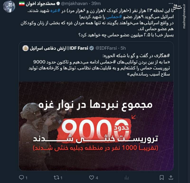 با ۲.۵ میلیون عضو حماس چه خواهید کرد؟!