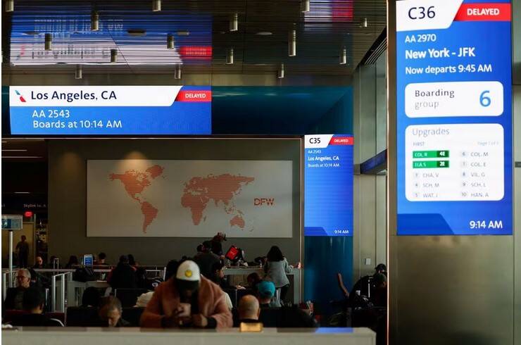 ۲ هزار پرواز در آمریکا لغو شد