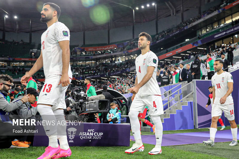 دیدار تیمهای فوتبال ایران و فلسطین