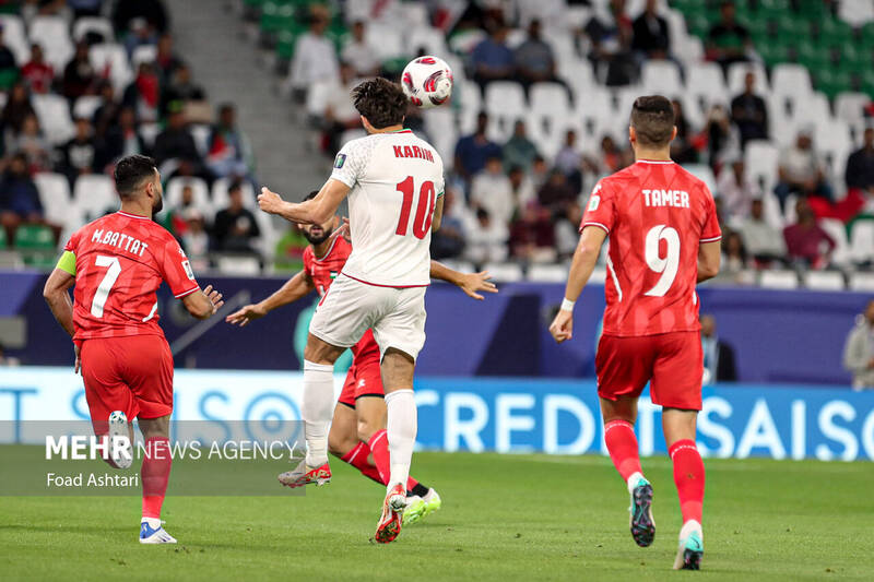 دیدار تیمهای فوتبال ایران و فلسطین