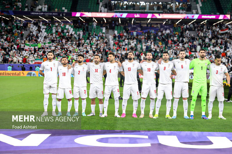 دیدار تیمهای فوتبال ایران و فلسطین