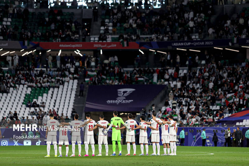 دیدار تیمهای فوتبال ایران و فلسطین